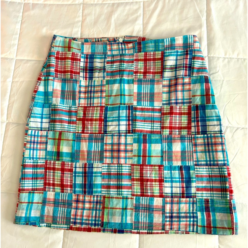FREE TOP/TALBOTS PATCHWORK SKIRT